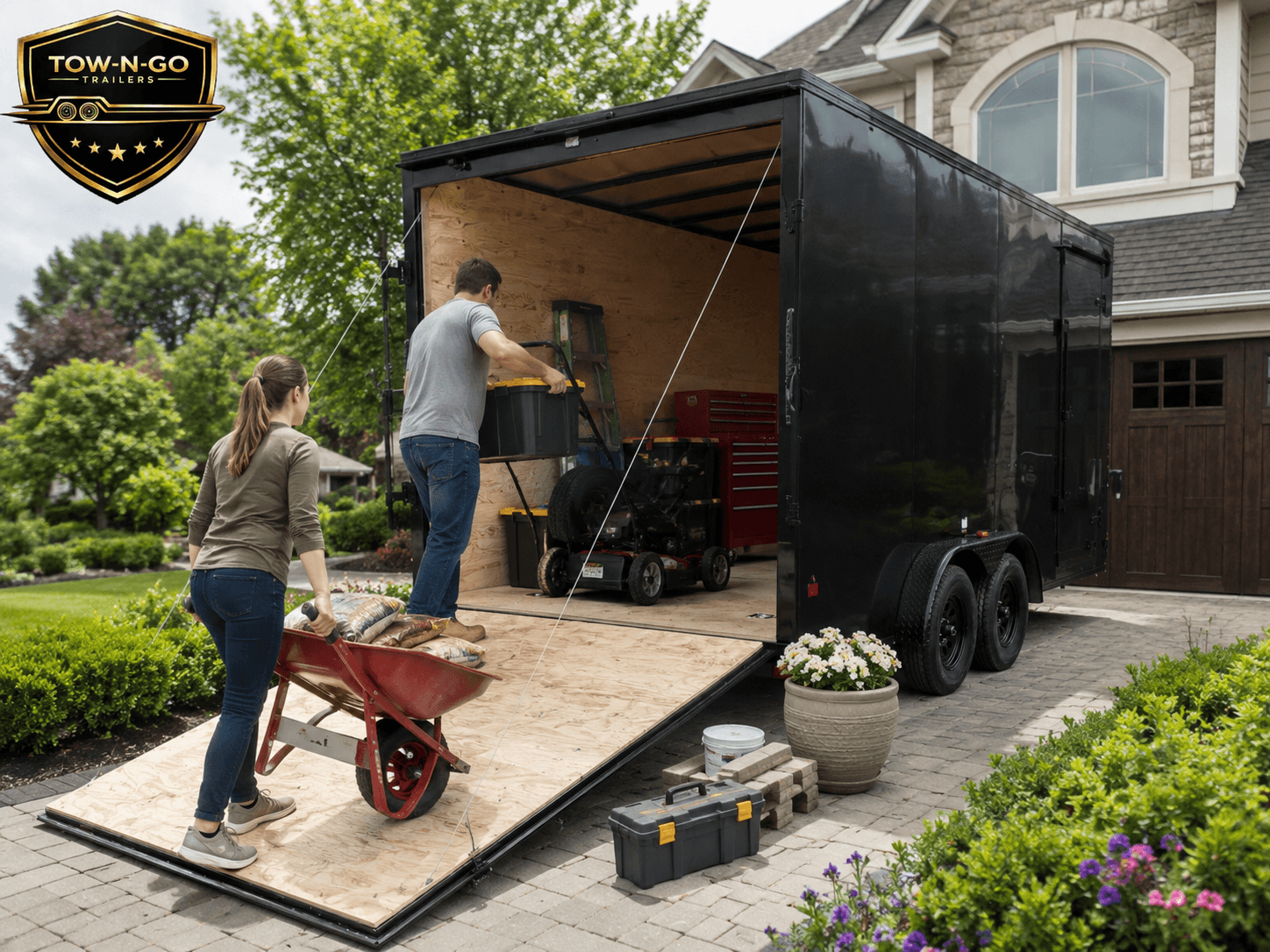 Enclosed Trailer available from Tow-N-Go Trailers
